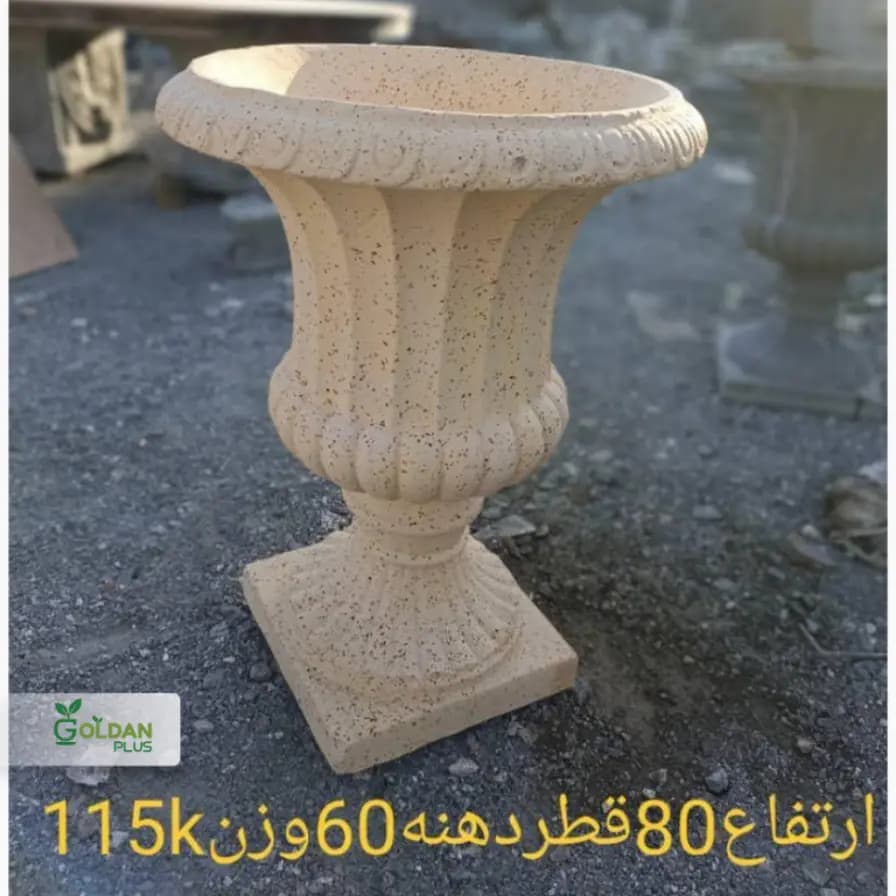 گلدان بتنی جامی طرح رومی – 116k — تصویر ۱۱