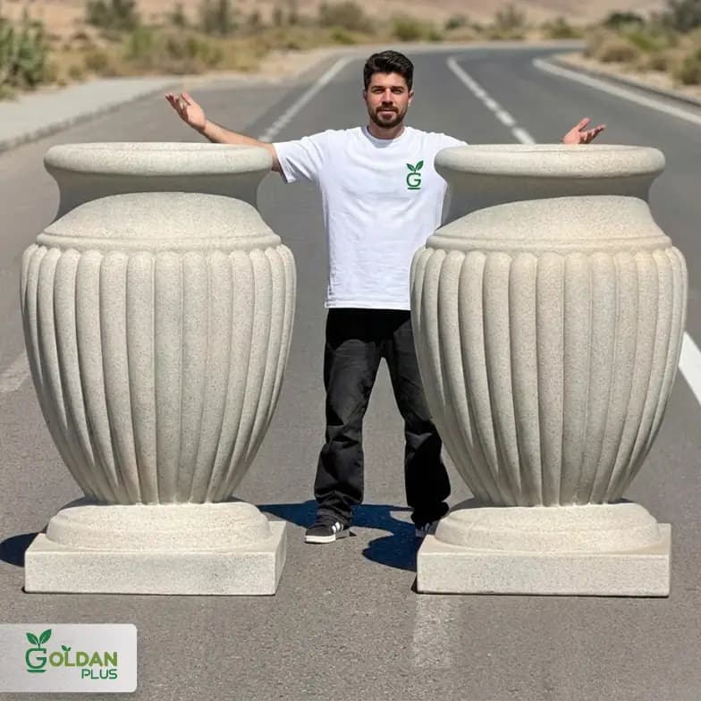 گلدان بزرگ جامی مدل فرانسوی — تصویر ۱۲