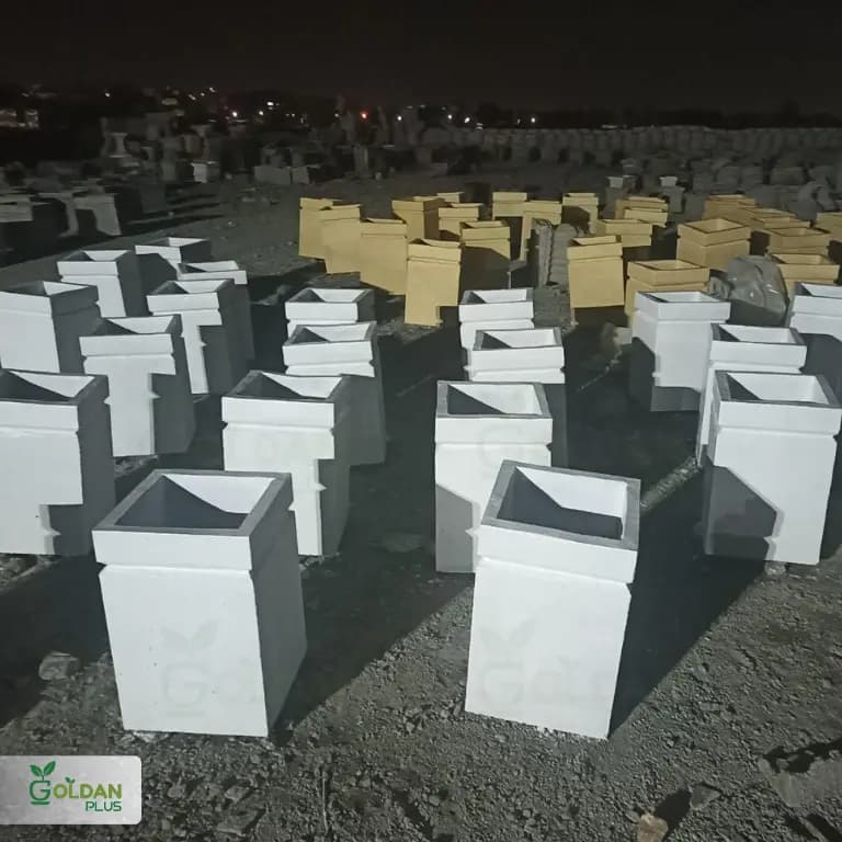 فلاور باکس بتنی بزرگ شهری طول120- 170k — تصویر ۶