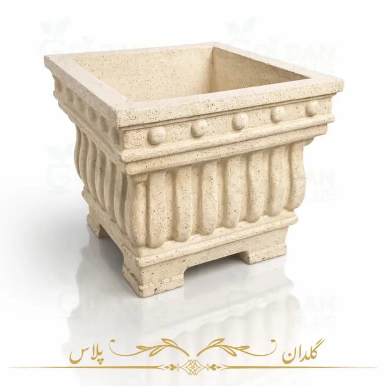 گلدان بتنی بزرگ پارکی 70*70 – 250k — تصویر ۲