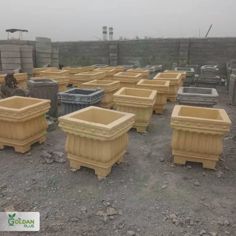 گلدان بتنی بزرگ پارکی 70*70 – 250k — تصویر ۳