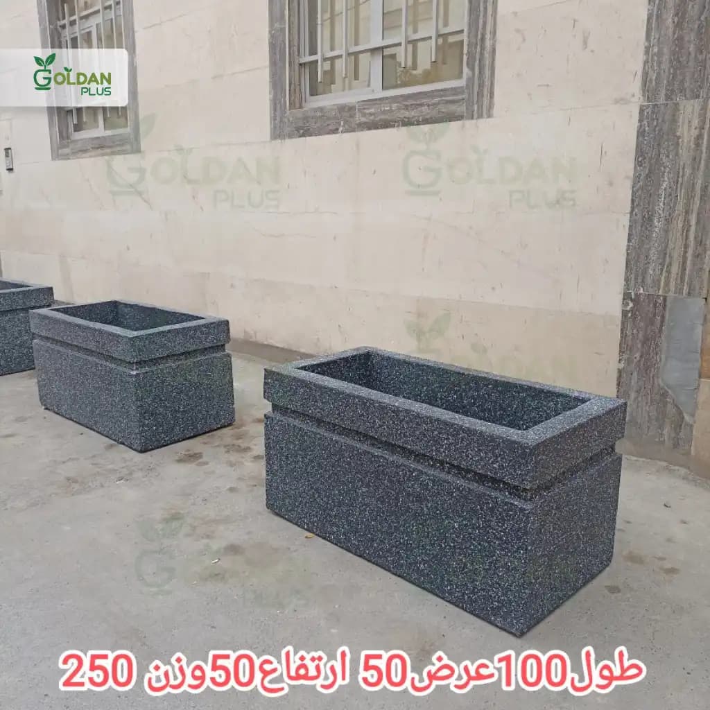 گلدان بتنی بزرگ پارکی 70*70 – 250k — تصویر ۱۱