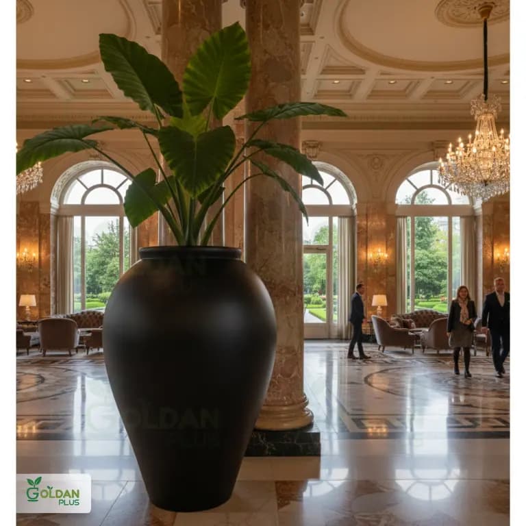گلدان فایبرگلاس خمره ای – 3 سایز — تصویر ۱۲