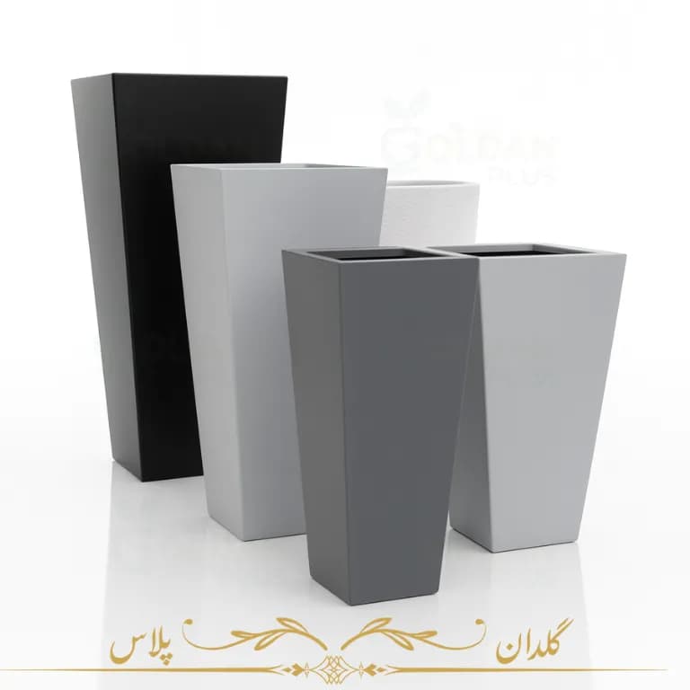 فلاور باکس بلند مخروطی – 4 سایز