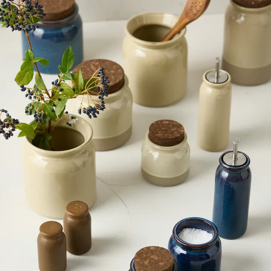 بطری روغن/سرکه، آبی، ۱۹ سانتیمتر ایکیا مدل BRUGDHAJ — تصویر ۱۲