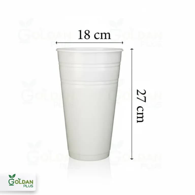 گلدان پلاستیکی شاخه گل کلاسیک 4 سایز — تصویر ۳
