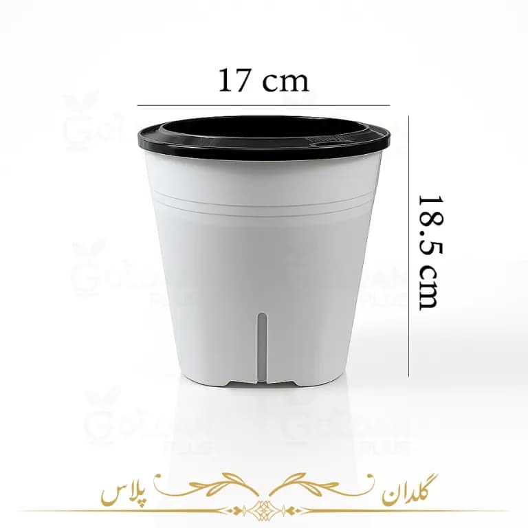 گلدان هیدرو پونیک پلاستیکی سایز 14 — تصویر ۱۰
