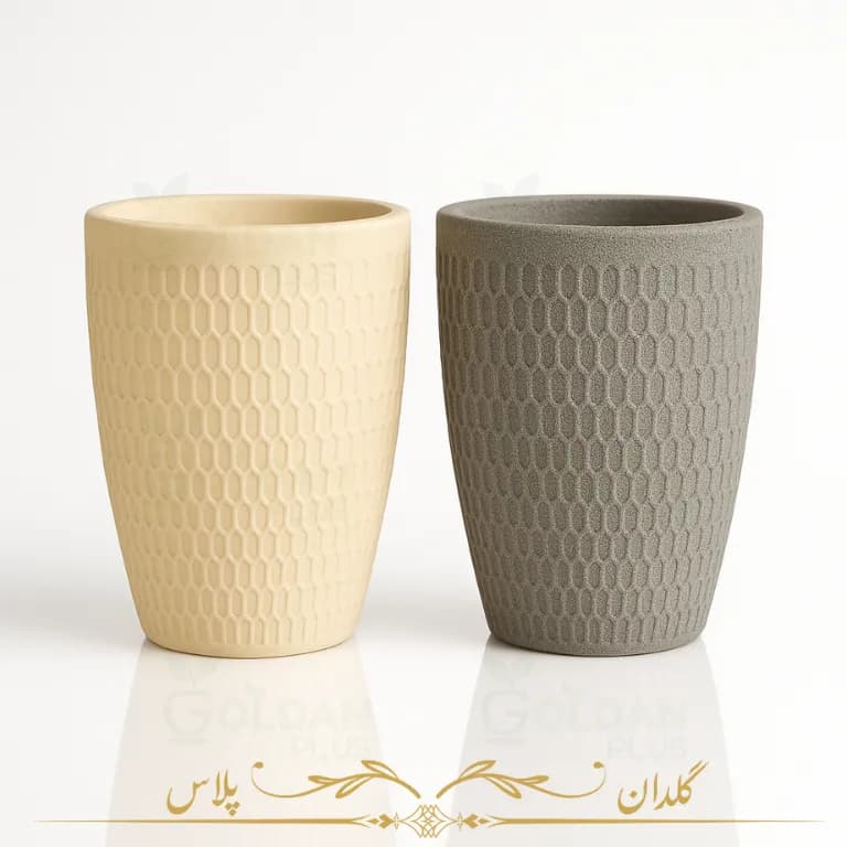 گلدان پلی اتیلنی کنار سالنی – مدل گرد — تصویر ۱۰
