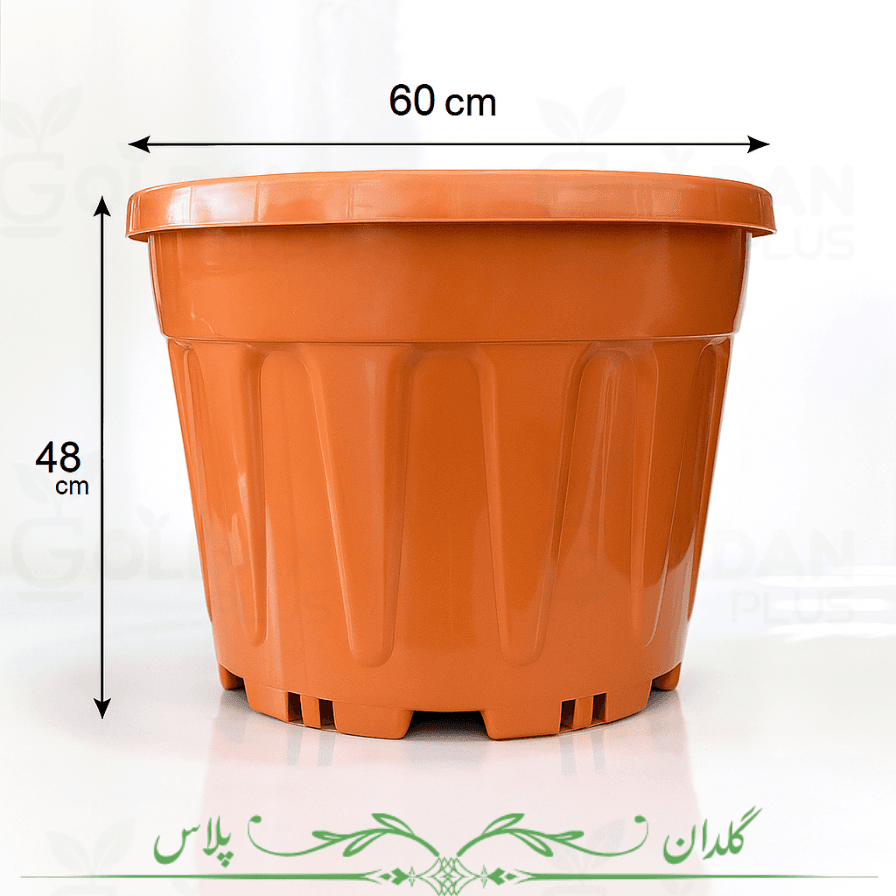 گلدان پلاستیکی بزرگ گرد 100 لیتری — تصویر ۲