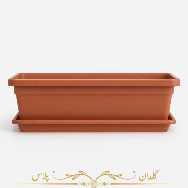 گلدان مستطیلی مدل سبزیجات — تصویر ۲