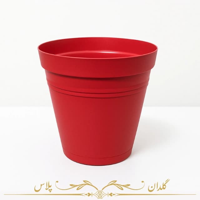 گلدان پلاستیکی گرد لئون | مدل آلمانی — تصویر ۱۰