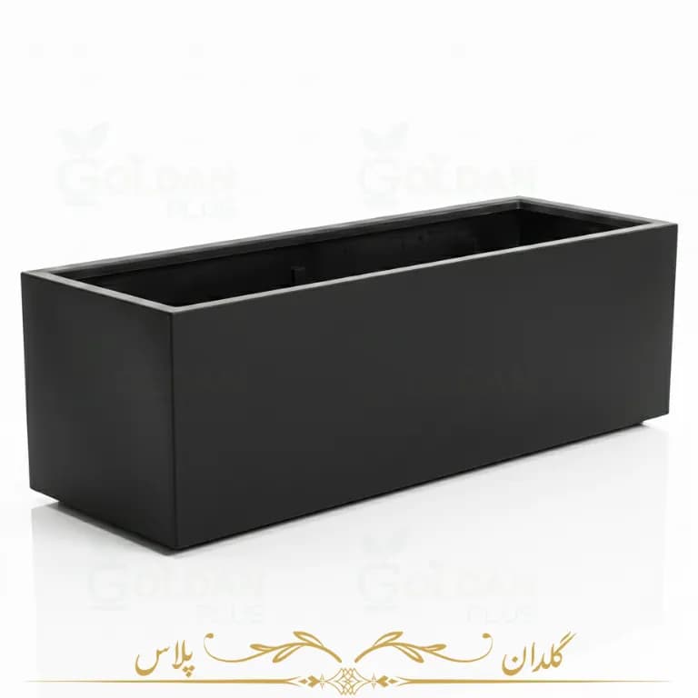 فلاور باکس فایبرگلاس مستطیلی 120سانتی — تصویر ۴