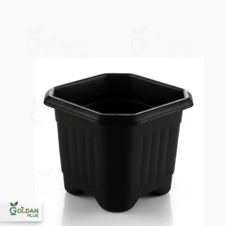 گلدان مربعی گلخانه ای سایز 30*28 — تصویر ۴