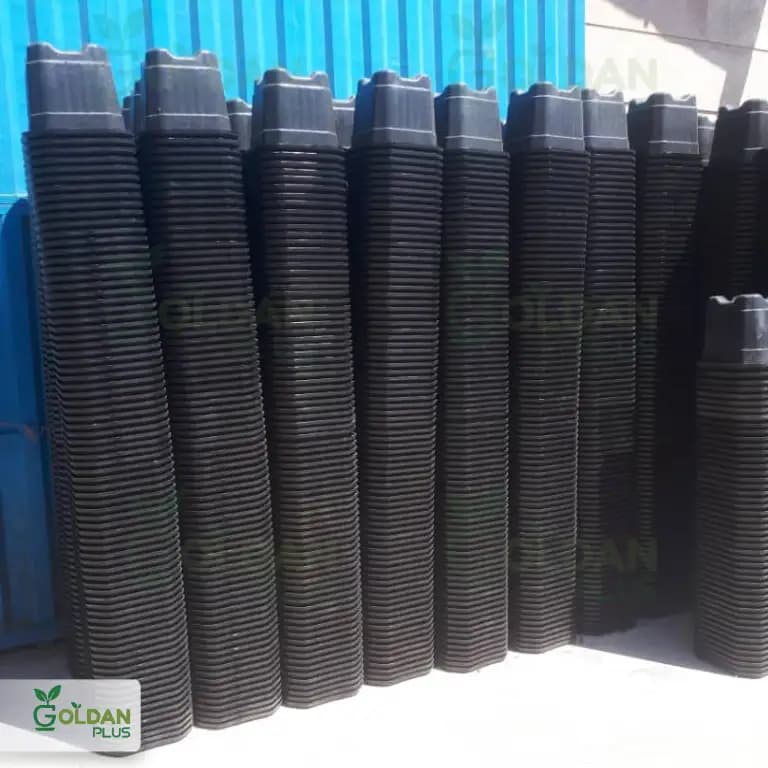 گلدان مربعی گلخانه ای سایز 30*28 — تصویر ۶