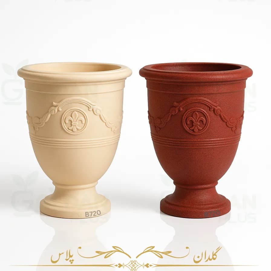 گلدان پلیمری طرح رومی- مدل پلی اتیلنی B720 — تصویر ۱۰