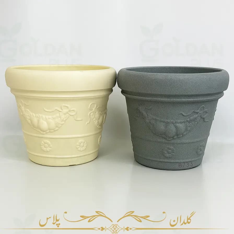 گلدان پلی اتیلینی بزرگ شهری — تصویر ۲