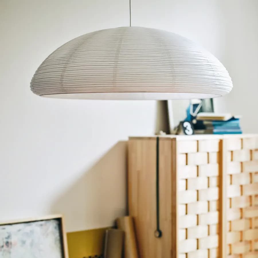 لوستر دست‌ساز سفید، ۹۰ سانتی‌متر ایکیا مدل IKEA PS 2026 / HAVSDJUP — تصویر ۴