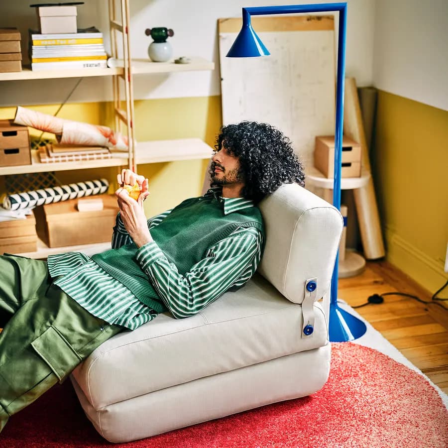 آباژور ایستاده آبی ۱۸۲ سانتیمتر ایکیا مدل IKEA PS 2026 — تصویر ۴