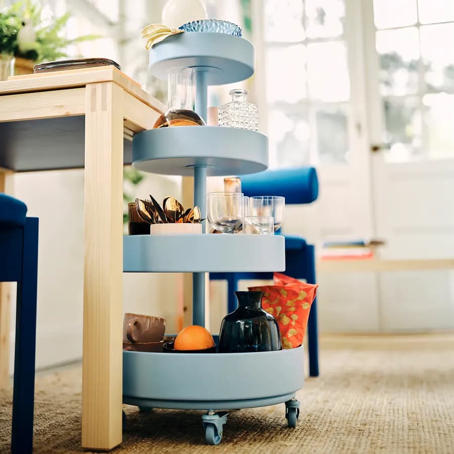 ترولی بژ ۸۹x۴۸ سانتی‌متر ایکیا مدل IKEA PS 2026 — تصویر ۵