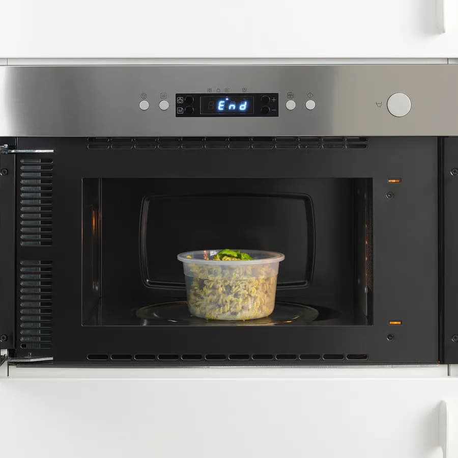 پک 3 عددی ظرف غذا با درب گرد/پلاستیکی سایز 750 میلیلیتر ایکیا مدل IKEA 365+ — تصویر ۶