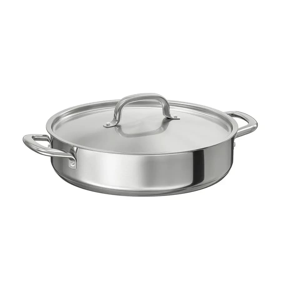ماهیتابه استیل ضد زنگ سایز 28 ایکیا مدل IKEA 365+ — تصویر ۲