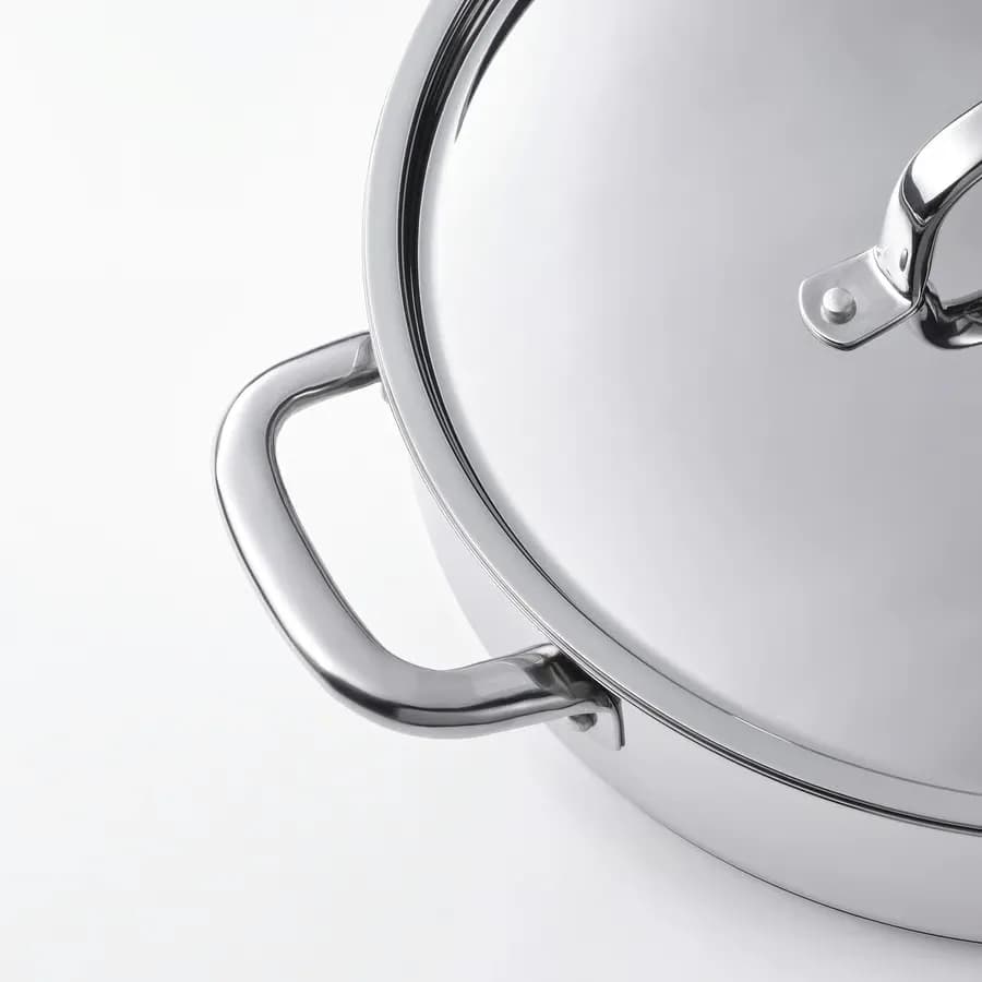 ماهیتابه استیل ضد زنگ سایز 28 ایکیا مدل IKEA 365+ — تصویر ۵