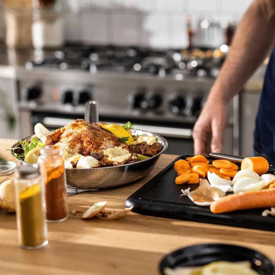ماهیتابه استیل ضد زنگ سایز 28 ایکیا مدل IKEA 365+ — تصویر ۱۱