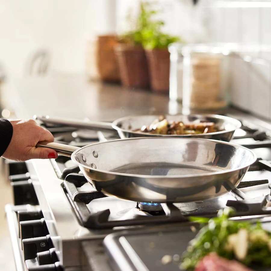 ماهیتابه استیل ضد زنگ سایز 28 ایکیا مدل IKEA 365+ — تصویر ۷