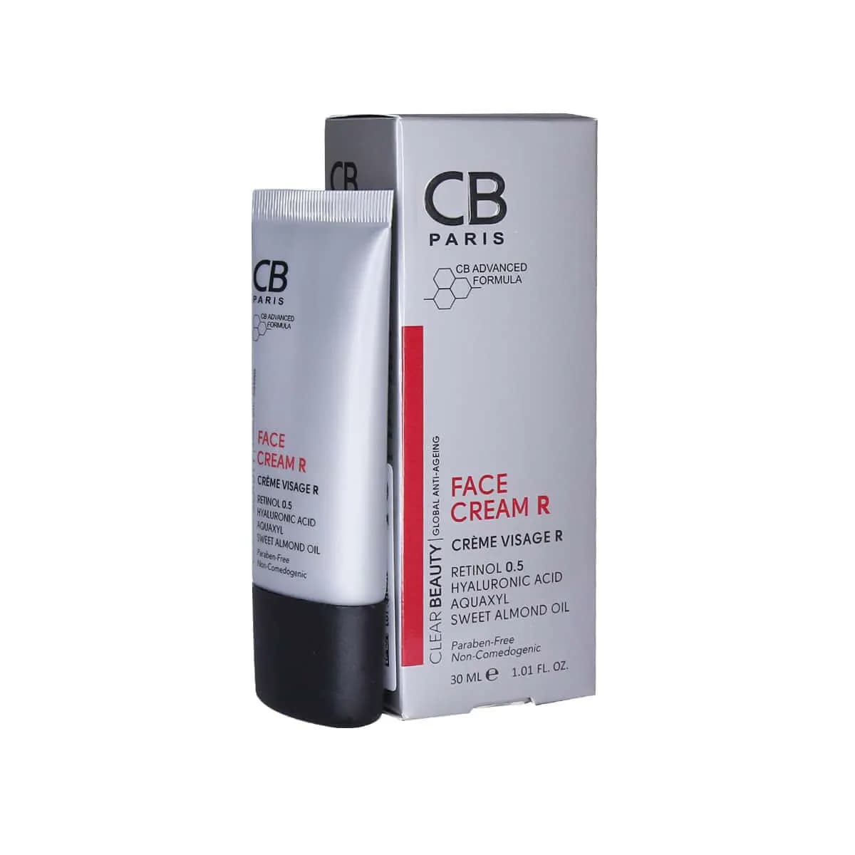 کرم ضد چروک حاوی رتینول مناسب چروک های سطحی صورت سی بی پاریس 30 میلی لیتر
