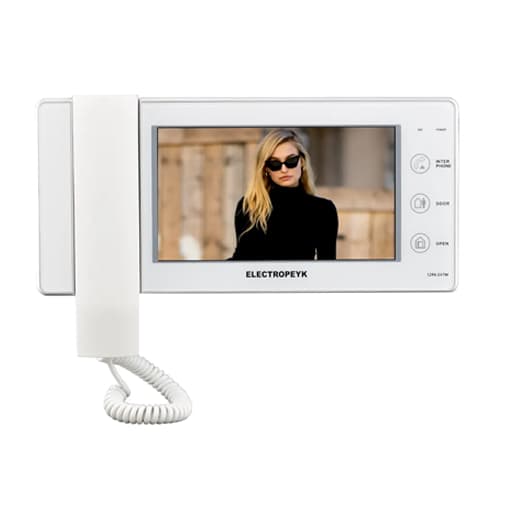 مانیتور آیفون تصویری 7 اینچ PRO 1294 (سفید) الکتروپیک — تصویر ۵