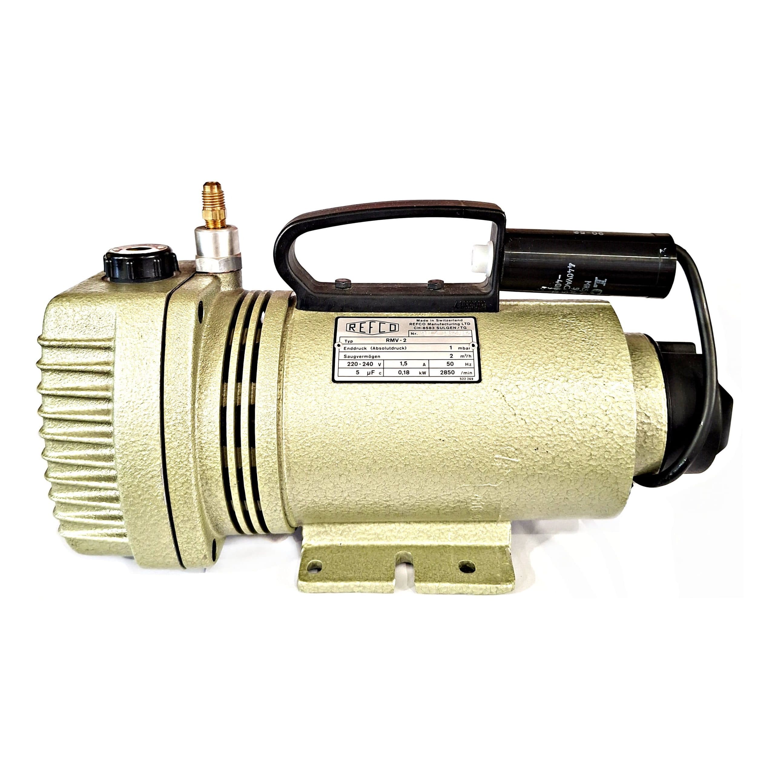 پمپ وکیوم رفکو سوئیس 2 متر مکعب REFCO RMV2 — تصویر ۲