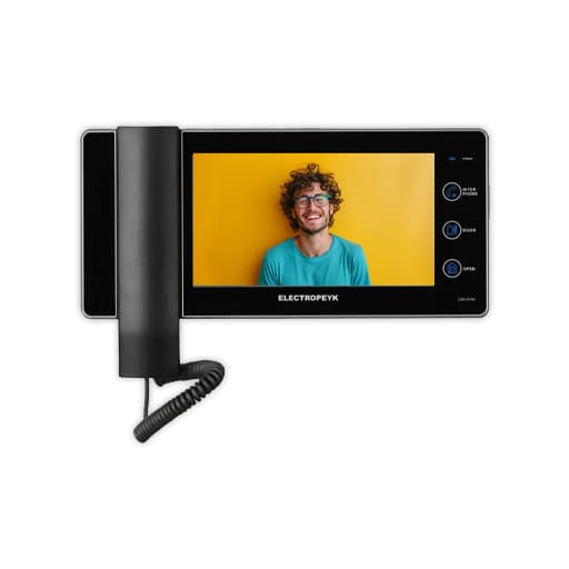 مانیتور آیفون تصویری 7 اینچ PRO 1294 (مشکی) الکتروپیک — تصویر ۲
