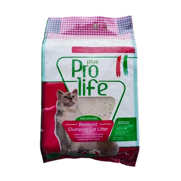 خاک گربه پرولایف pro life مدل کربن دار ۱۰ لیتری (۸ کیلوگرم)
