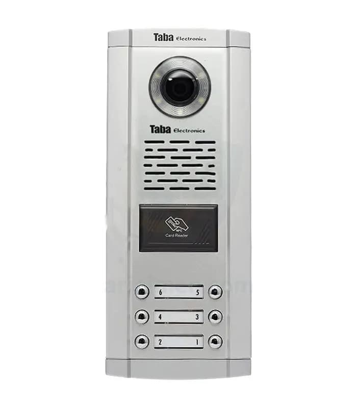 پنل آیفون تصویری 6 واحدی سهند کارتخوان تابا TVD-1860