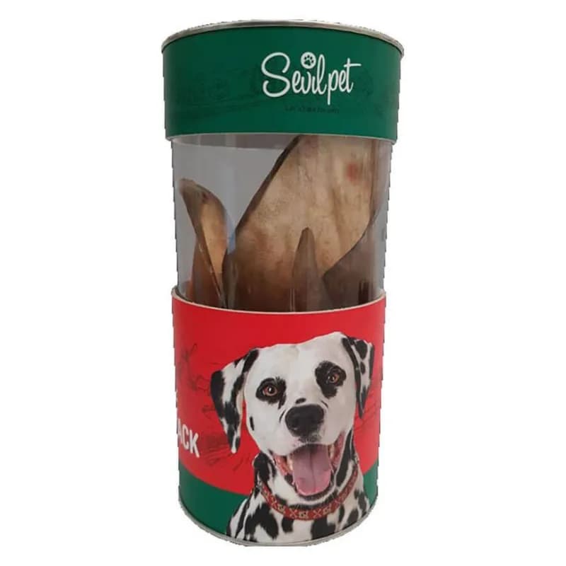 تشویقی طبیعی سگ سویل پت مدل گوش گاو SevilPet Natural Cattle Ear Snack — تصویر ۴
