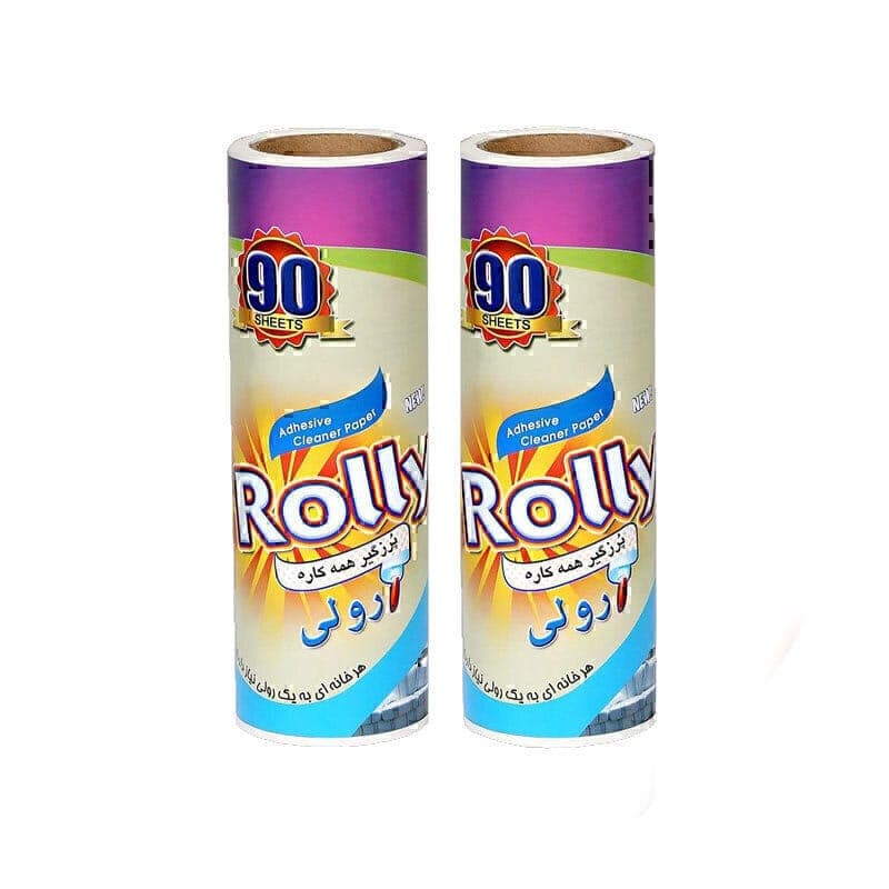 یدک پرزگیر رولی چسبی دوبل بزرگ مدل رولی بسته 2 عددی ROLLY — تصویر ۶