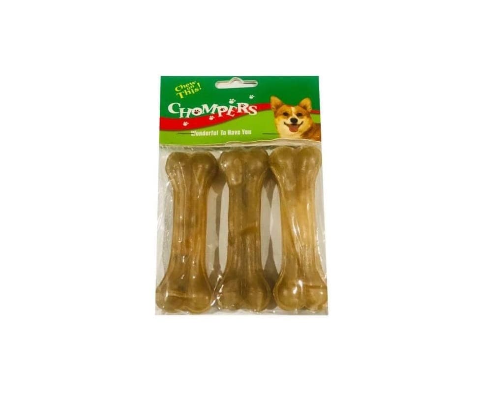 تشویقی استخوان ژلاتینی سگ Chompers چمپرز 3 عددی 8 سانتیمیتری