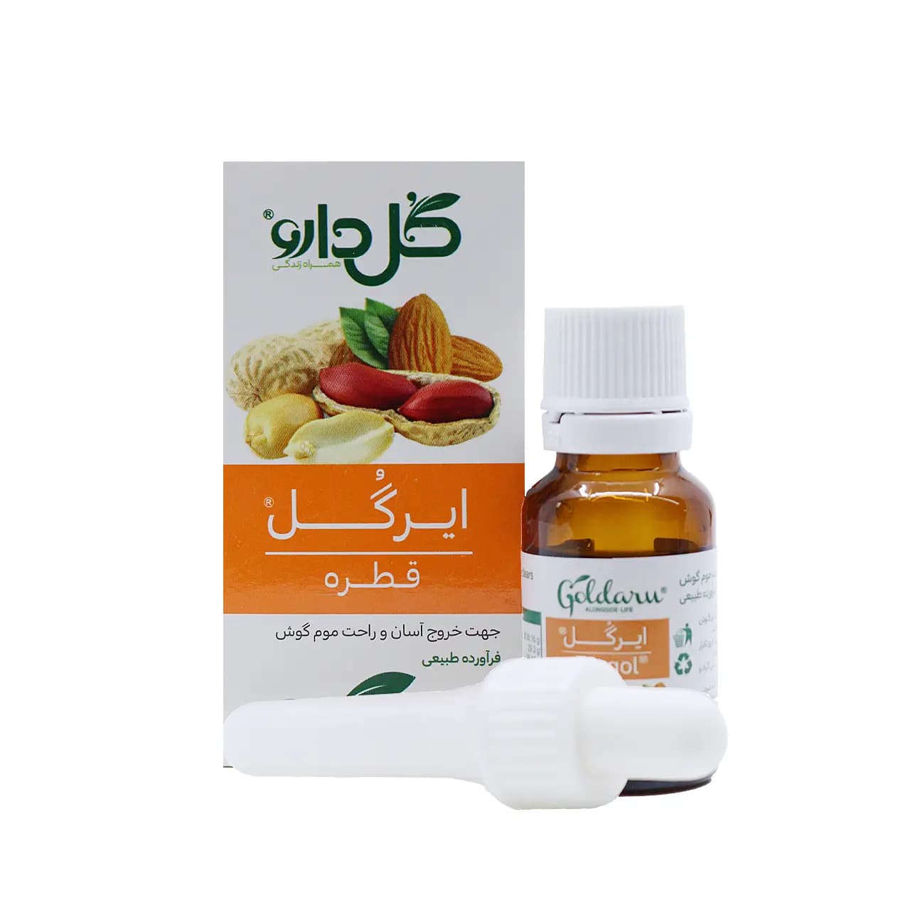 قطره گوش ایرگل گل دارو 12 میلی لیتر