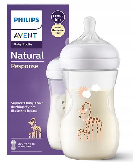 شیشه شیر 260 میل طرح دار اونت — تصویر ۳