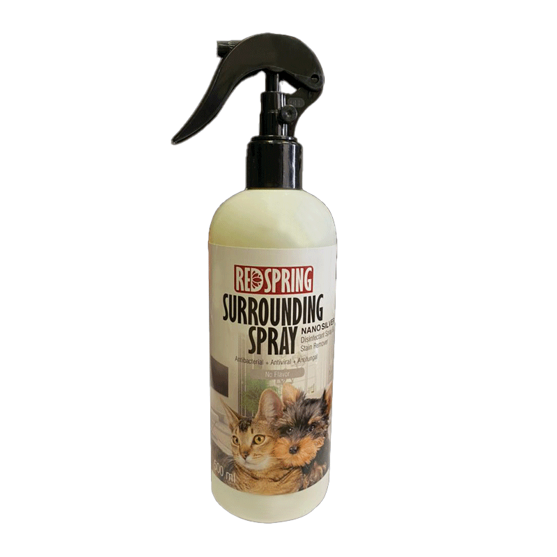 اسپری ضدعفونی کننده و لکه بر محیط رداسپرینگ بدون بو مدل Surrounding Spray حجم 500 میلی‌لیتر