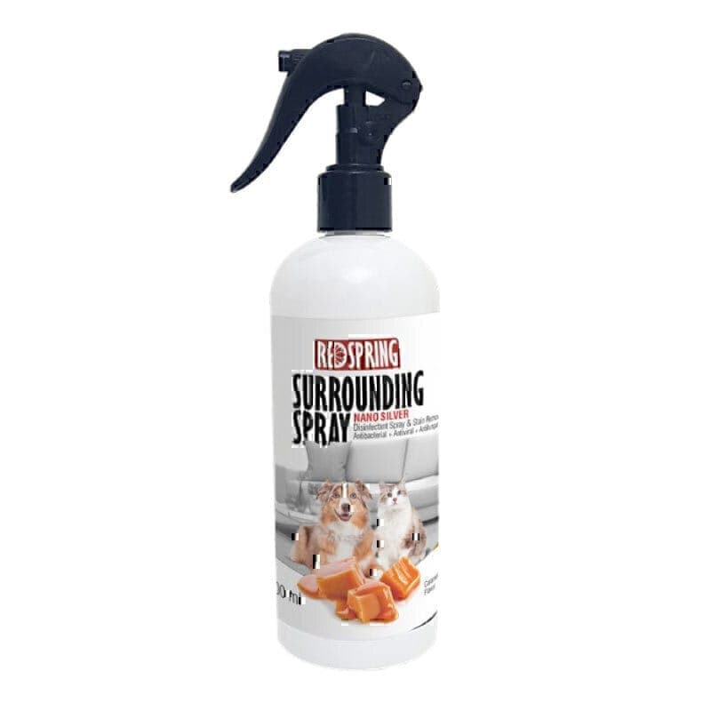 محلول ضد عفونی کننده محیط رداسپرینگ با عصاره کارامل Redspring Surrounding Spray حجم 500 میلی لیتر