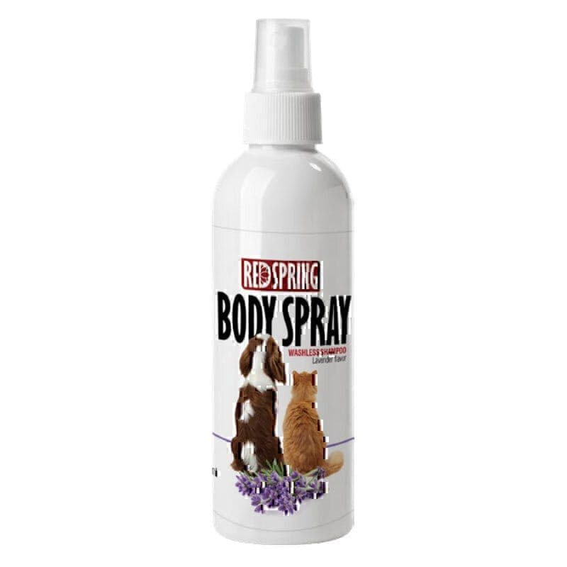 محلول ضد عفونی کننده بدن حیوانات، سگ و گربه رداسپرینگ با عصاره لوندر Redspring Body Spray حجم 150 میلی لیتر