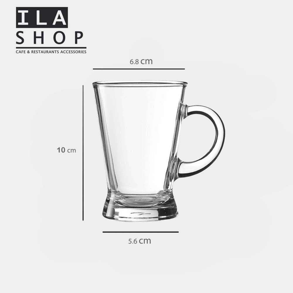 استکان چای 175میل یوجین 2411-2 شش عددی ایلا — تصویر ۳