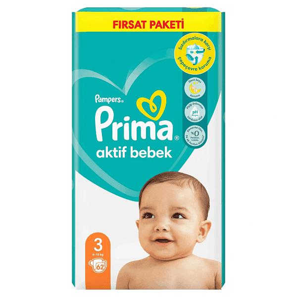 پوشک پریما پمپرز سایز 3 Prima Pampers — تصویر ۲