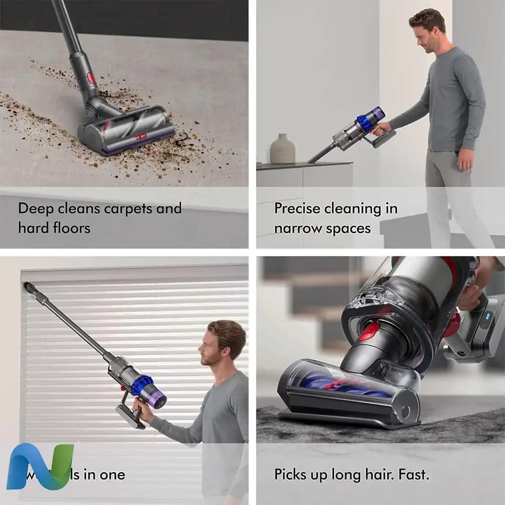 جاروبرقی بی‌سیم Dyson دایسون مدل V15 Detect Pro — تصویر ۸