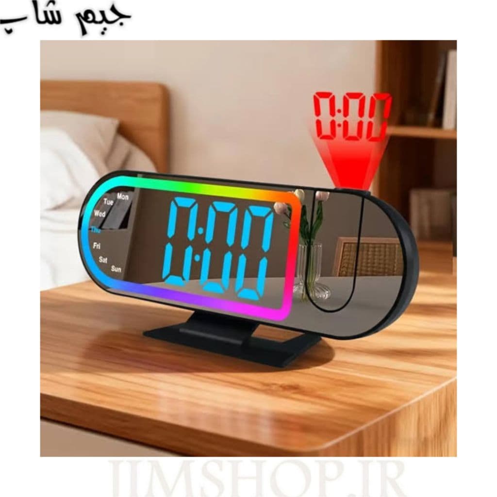 ساعت رومیزی مدل DS-3827LP پروژکتوردار هشدار دار — تصویر ۳