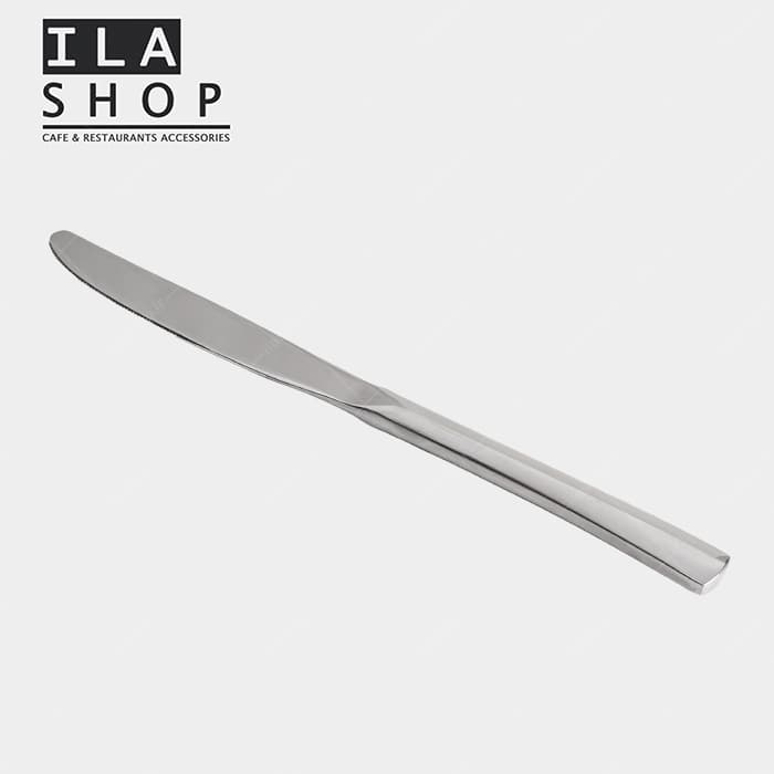 کارد غذا خوری استیل براق یک دستی ایلا