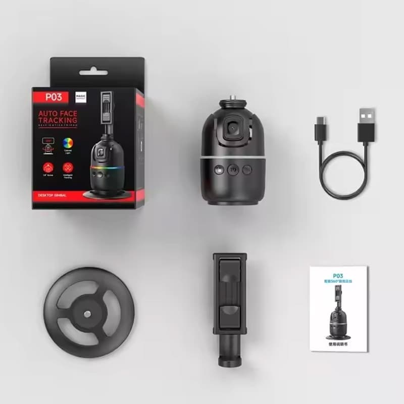 گیمبال تشخیص چهره خودکار مدل P03 AUTO FACE TRACKING — تصویر ۱۲