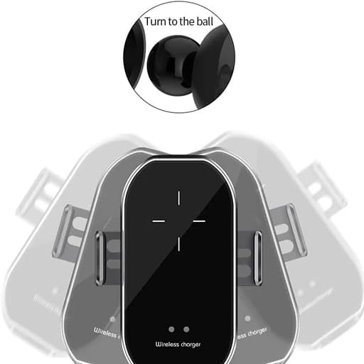 هولدر موبایل با قابلیت شارژر بی‌سیم ماشین SmartSensor A7 — تصویر ۹