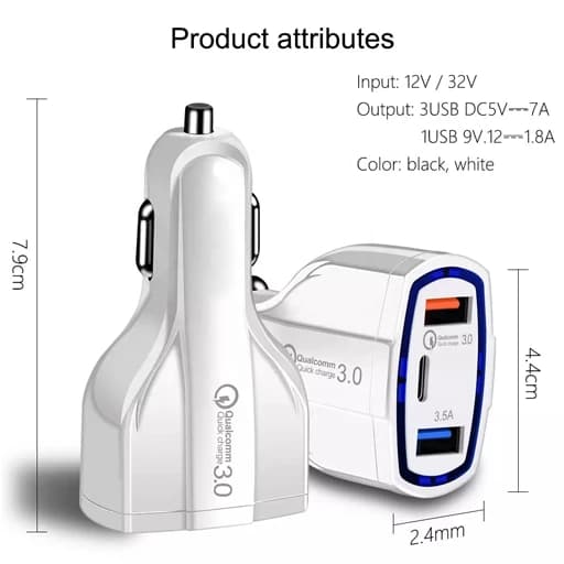 شارژر فندکی خودرو مدل BK350 — تصویر ۷